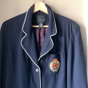 LIMITED Scholar Navy Blue Long Sleeve Blazer
